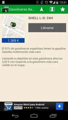 Gasolineras Baratas android App screenshot 5